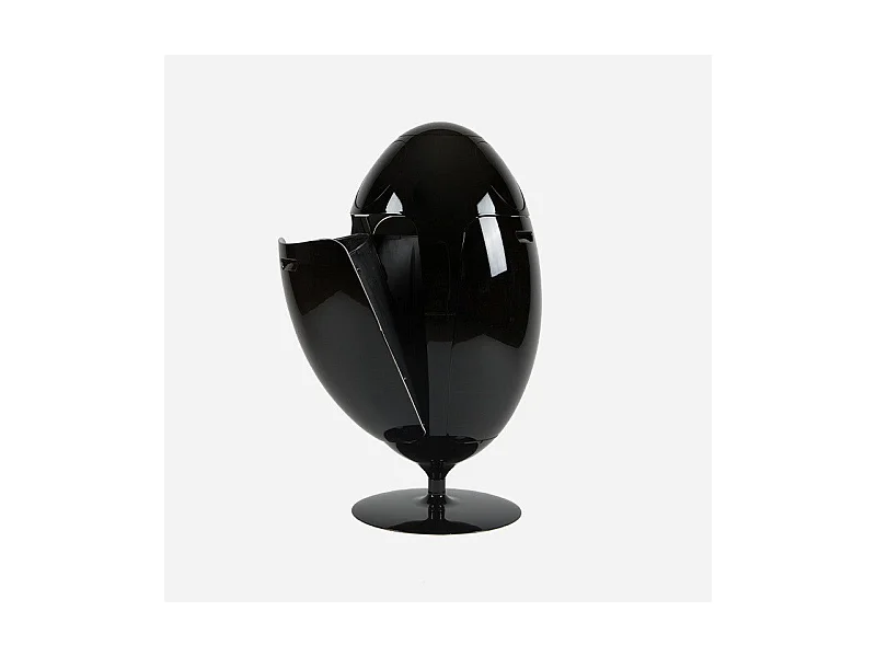 OVETTO GALA NOIR BRILLANT  - Poubelle design pour le tri sélectif