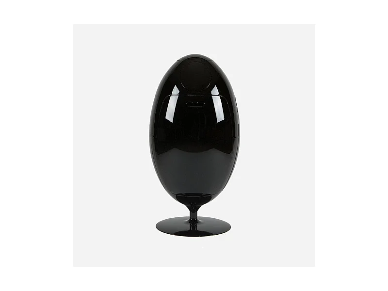 OVETTO GALA NOIR BRILLANT  - Poubelle design pour le tri sélectif