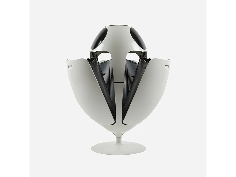 OVETTO LACOQUE NOIR - Poubelle design pour le tri sélectif