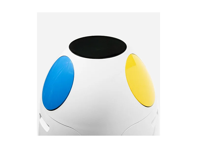 OVETTO LACOQUE AMICO – Moderner Abfalltrennungs-Designbehälter