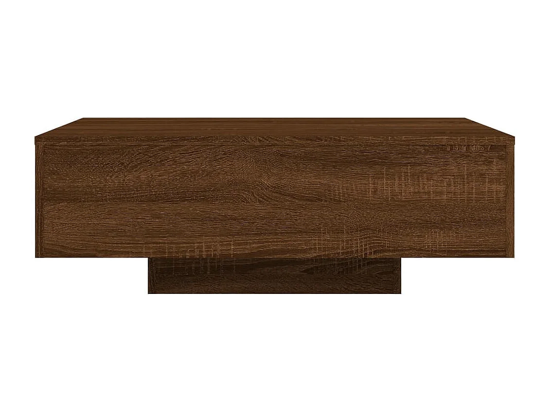 Table basse de salon bois marron 85 x 55 x 31 cm DEC037636