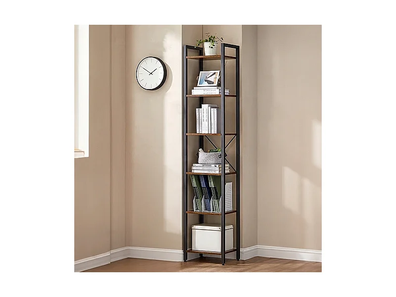 Bibliothèque de bureau bibliothèque haute industrielle vintage post