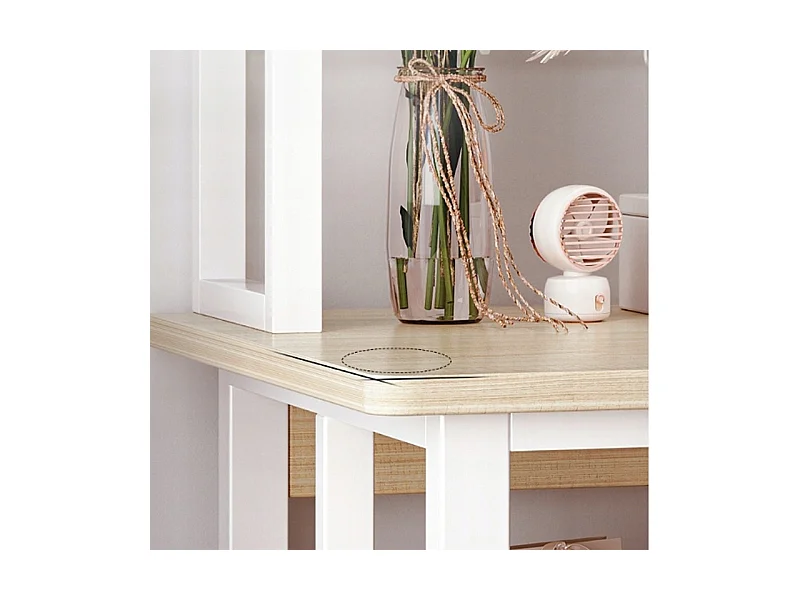 Biurko komputerowe jasny dąb pod laptop stolik gamingowe nowoczesne 120 cm