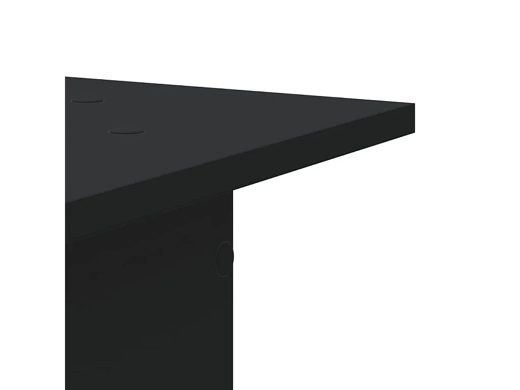 Soportes para plantas 2 piezas negro 30x30x95 cm madera de ingeniería