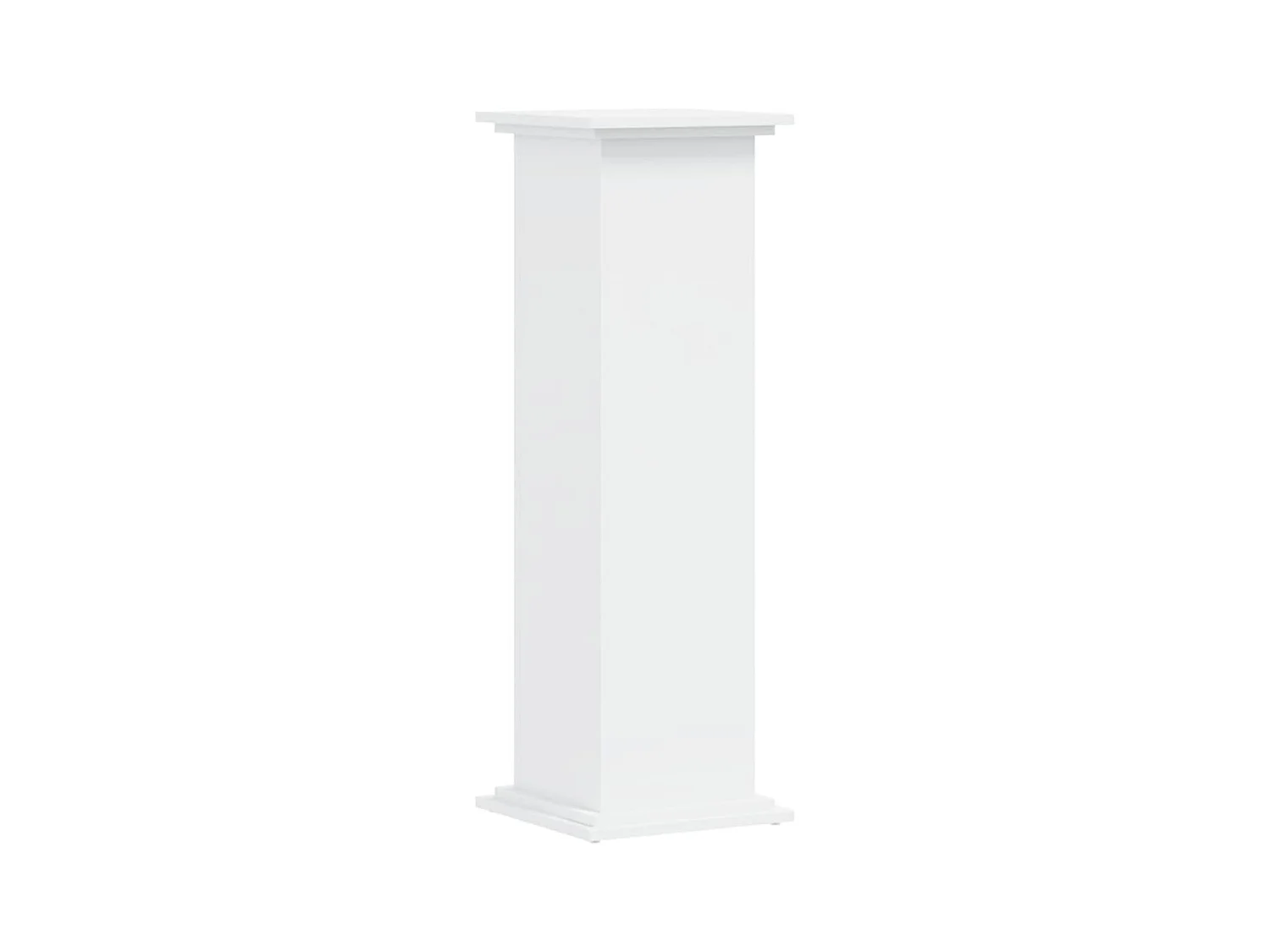 Soporte para plantas blanco 33x33x100 cm madera de ingeniería