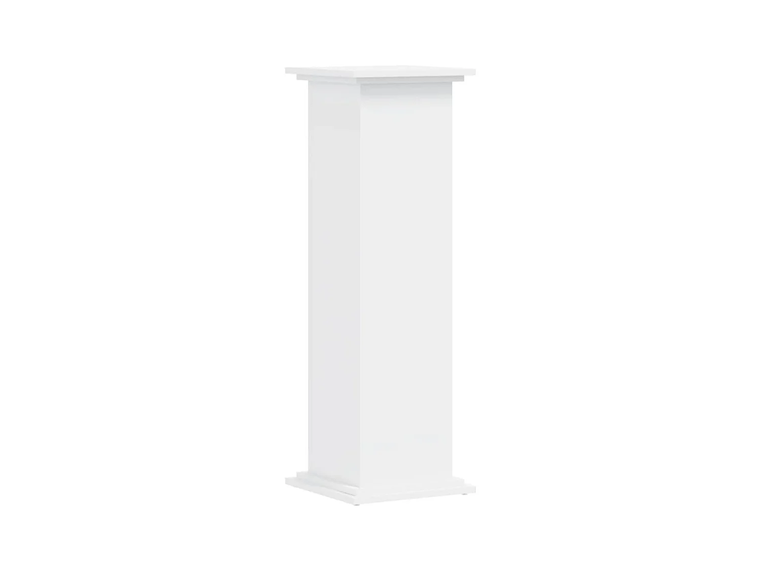 Soporte para plantas blanco 33x33x100 cm madera de ingeniería