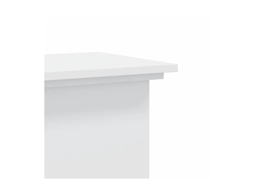 Soporte para plantas blanco 33x33x100 cm madera de ingeniería