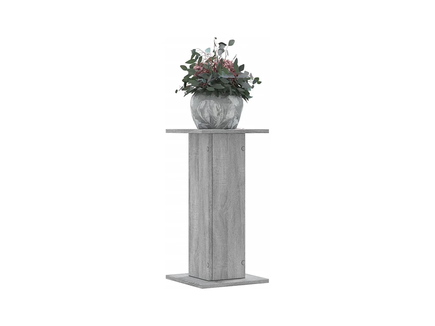 Supports pour plantes 2 pcs sonoma gris bois d'ingénierie