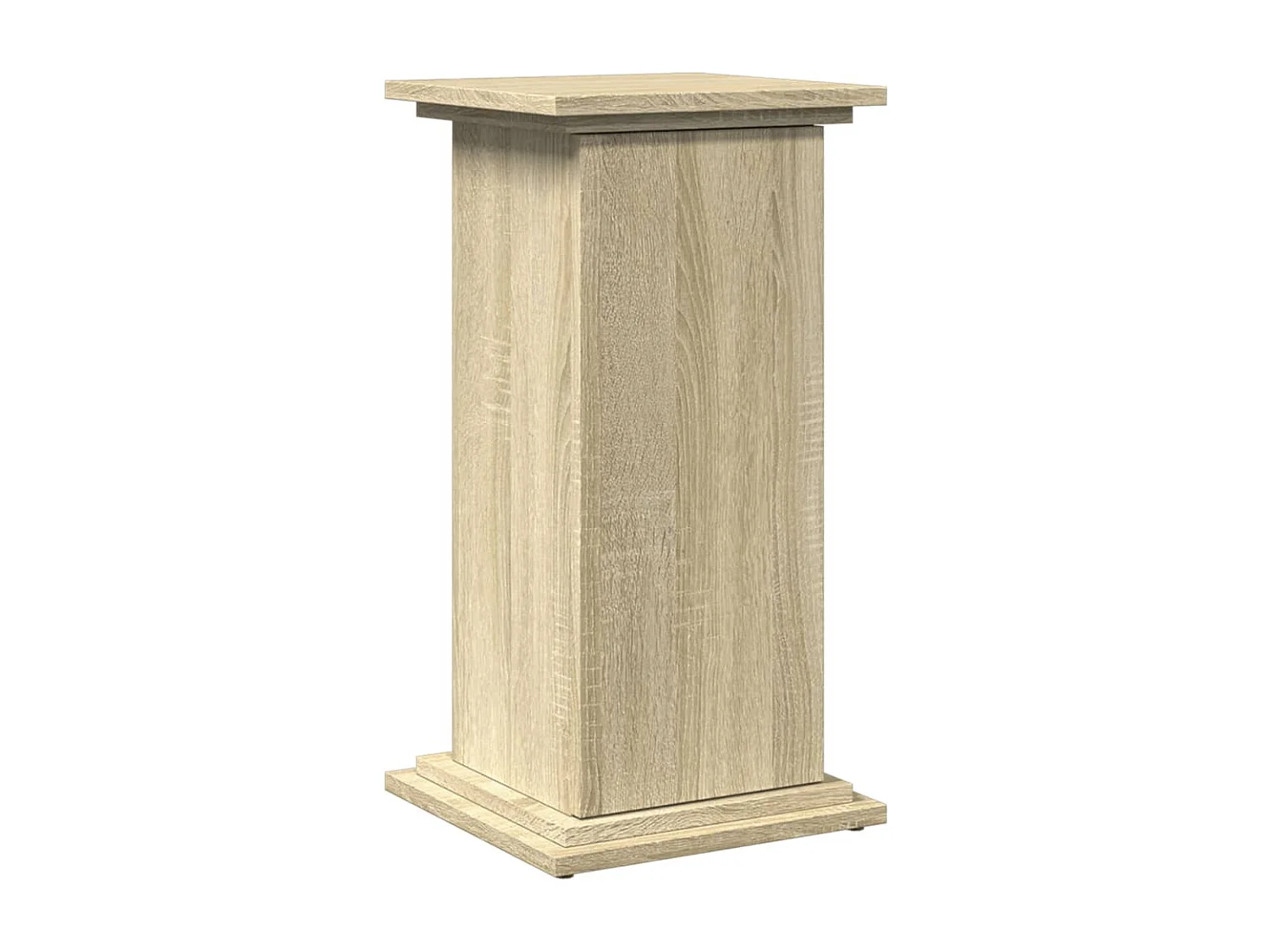 Sokkel met opbergruimte Sonoma eiken bewerkt hout