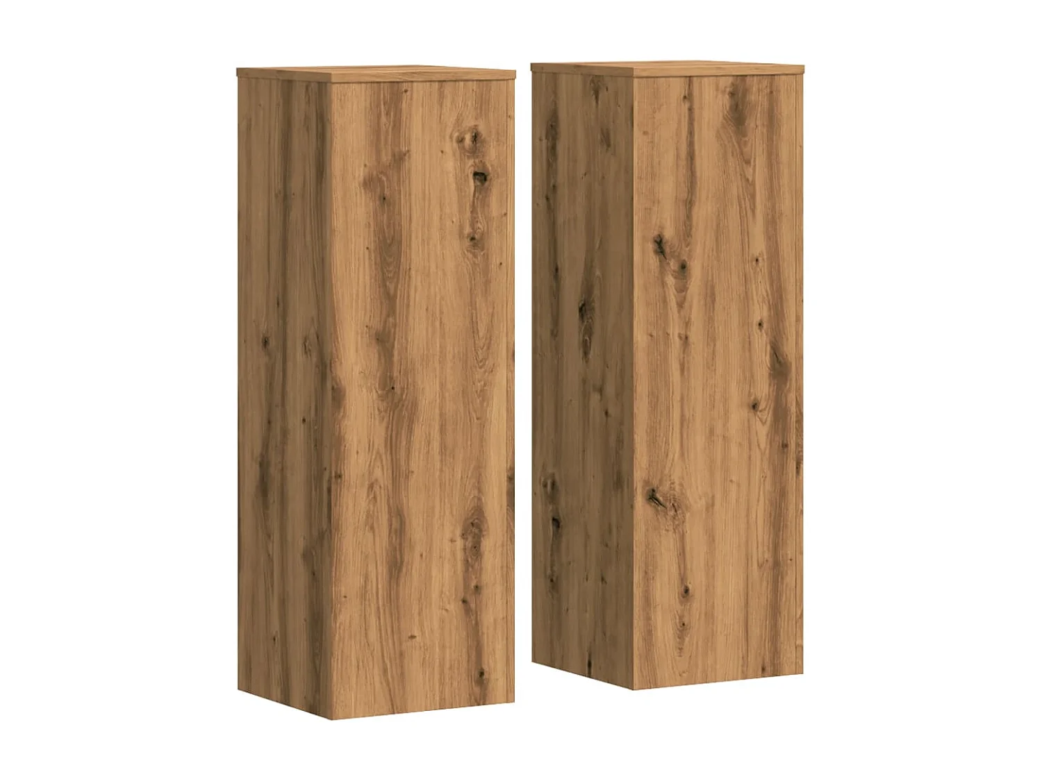Plantenstandaards 2 stuks Eiken Craft Engineered Wood
