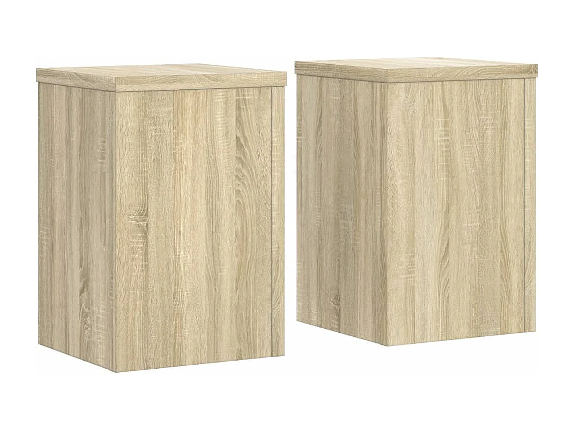 Plantenstandaards 2 stuks Sonoma eiken bewerkt hout