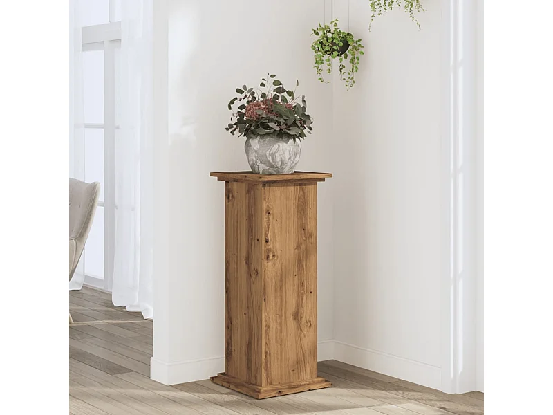 Supporto per piante 33x33x80 cm in legno ingegnerizzato