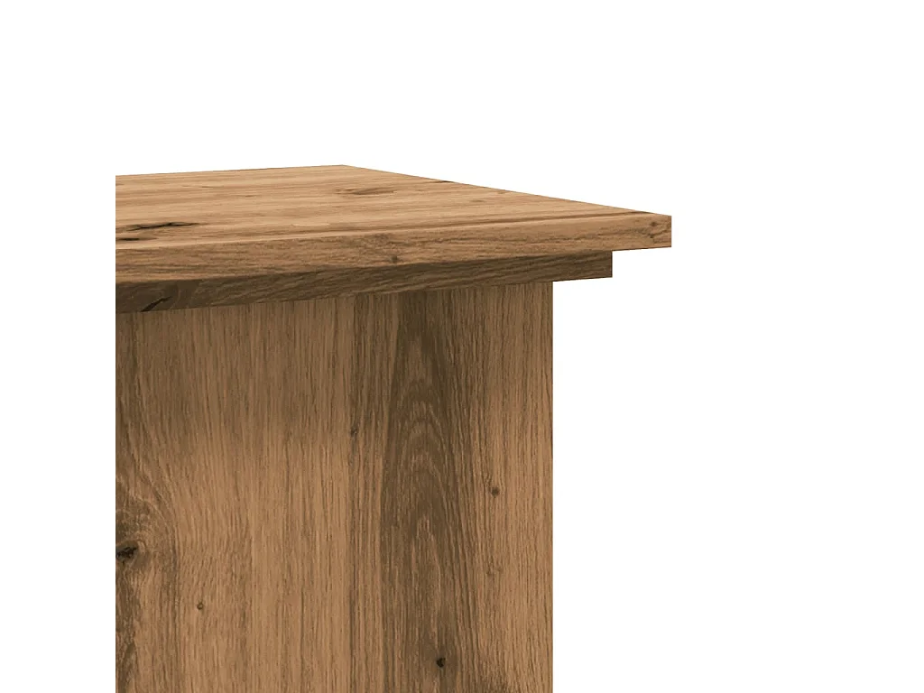 Support pour plantes 33x33x80 cm bois d'ingénierie