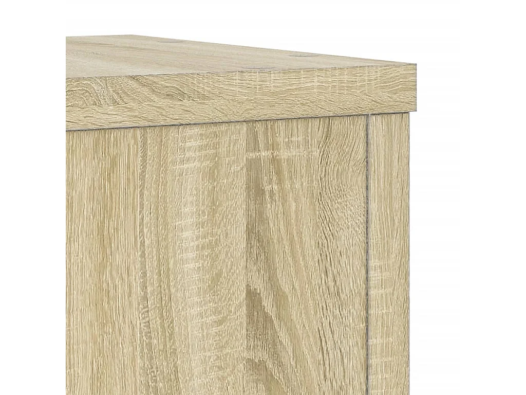 Soportes para plantas 2 piezas de madera de ingeniería de roble Sonoma