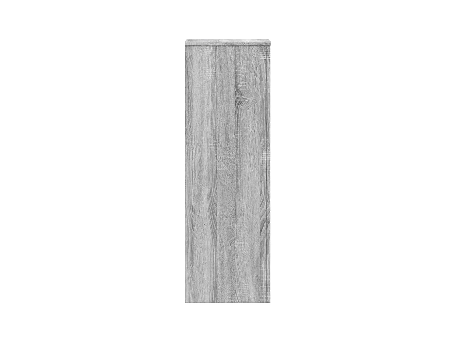 Support pour plantes sonoma gris 33x33x100 cm bois d'ingénierie