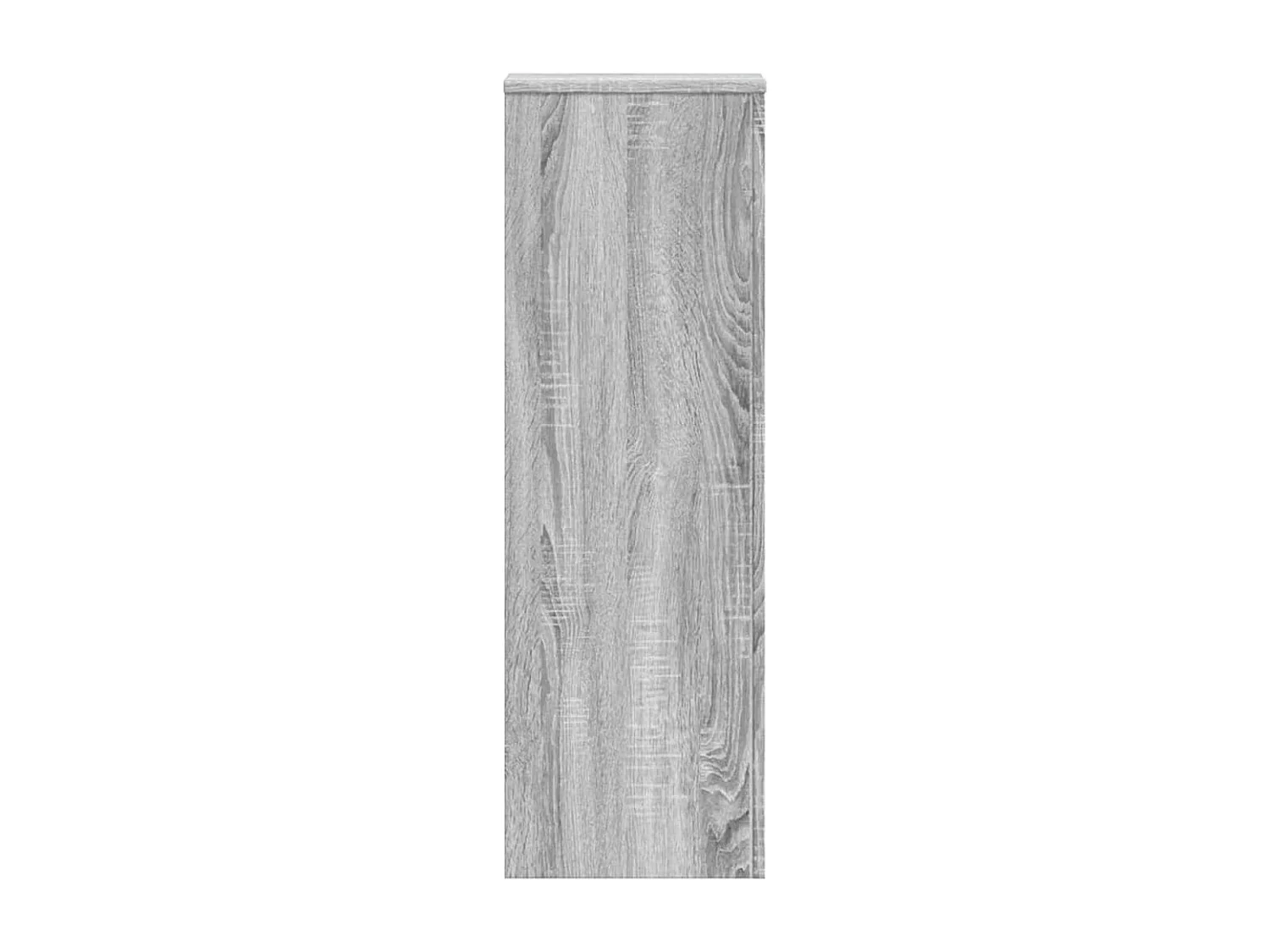 Support pour plantes sonoma gris 33x33x100 cm bois d'ingénierie