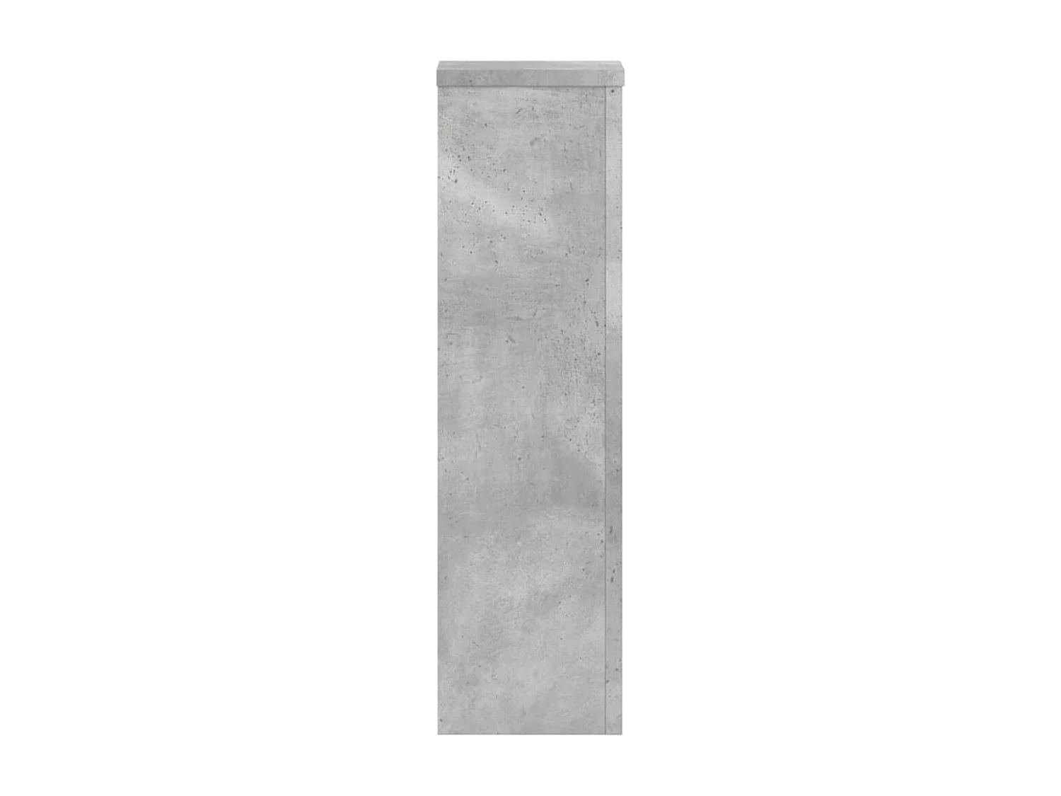 Supports pour plantes 2 pcs gris béton bois d'ingénierie