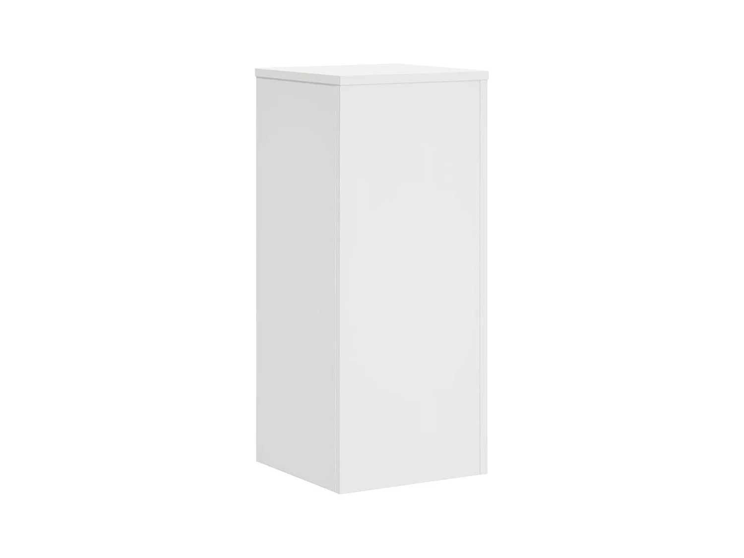 Plantenstandaards 2 stuks wit 30x30x70 cm bewerkt hout