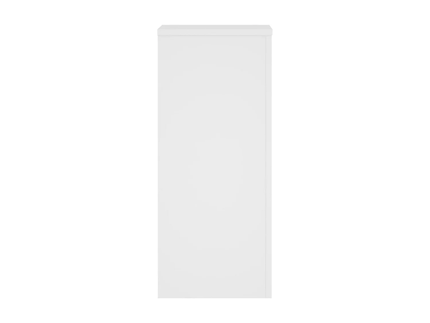 Plantenstandaards 2 stuks wit 30x30x70 cm bewerkt hout