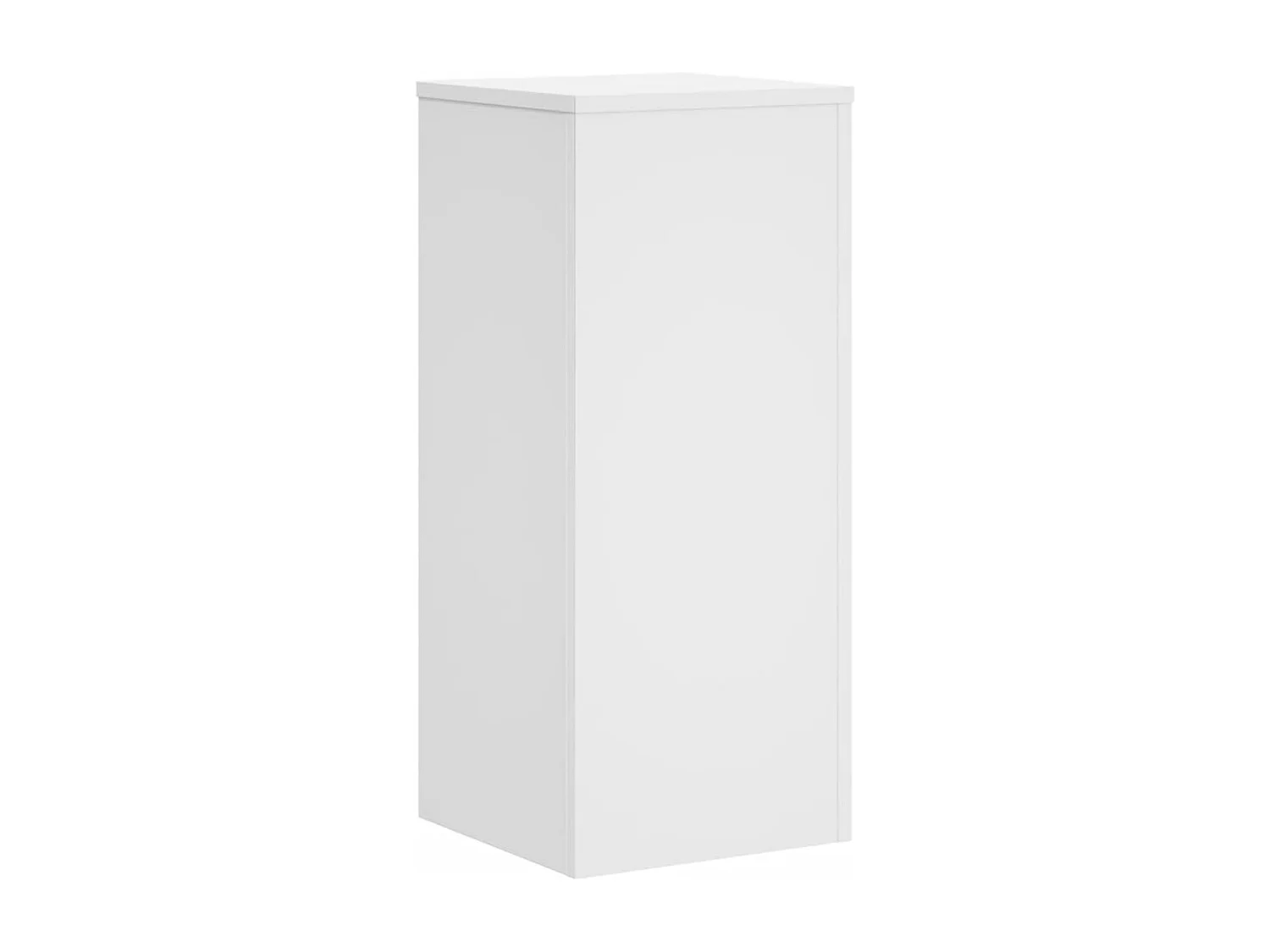 Plantenstandaards 2 stuks wit 30x30x70 cm bewerkt hout