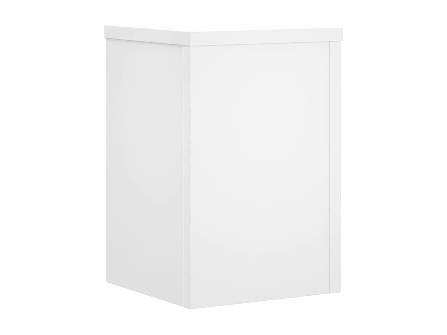 Supporti per piante 2 pezzi bianchi 25x25x35 cm in legno ingegnerizzato