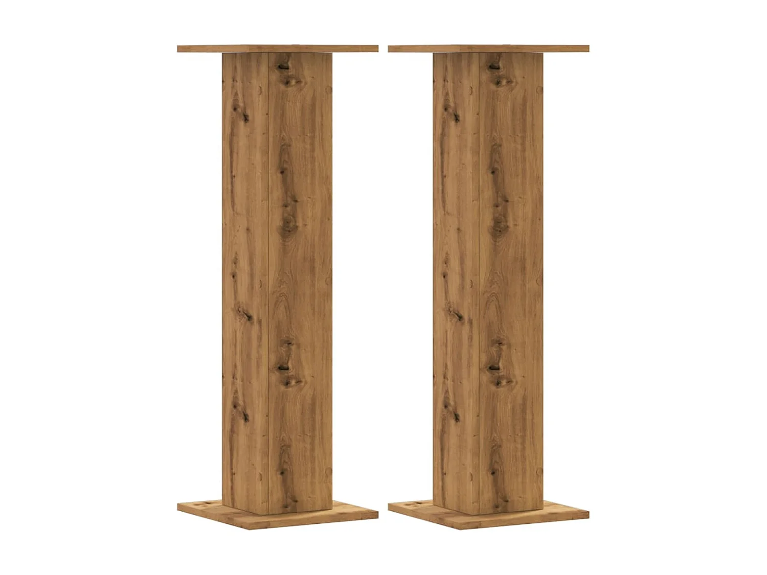 Plantenstandaards 2 stuks Eiken Craft Engineered Wood