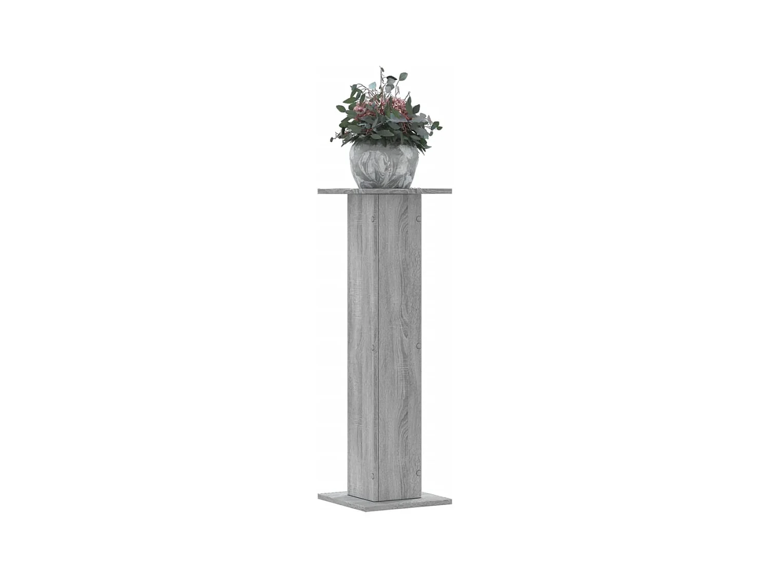 Supports pour plantes 2 pcs sonoma gris bois d'ingénierie