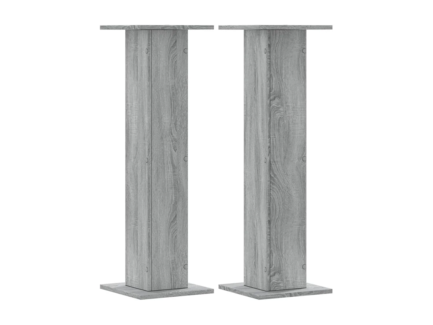 Supports pour plantes 2 pcs sonoma gris bois d'ingénierie