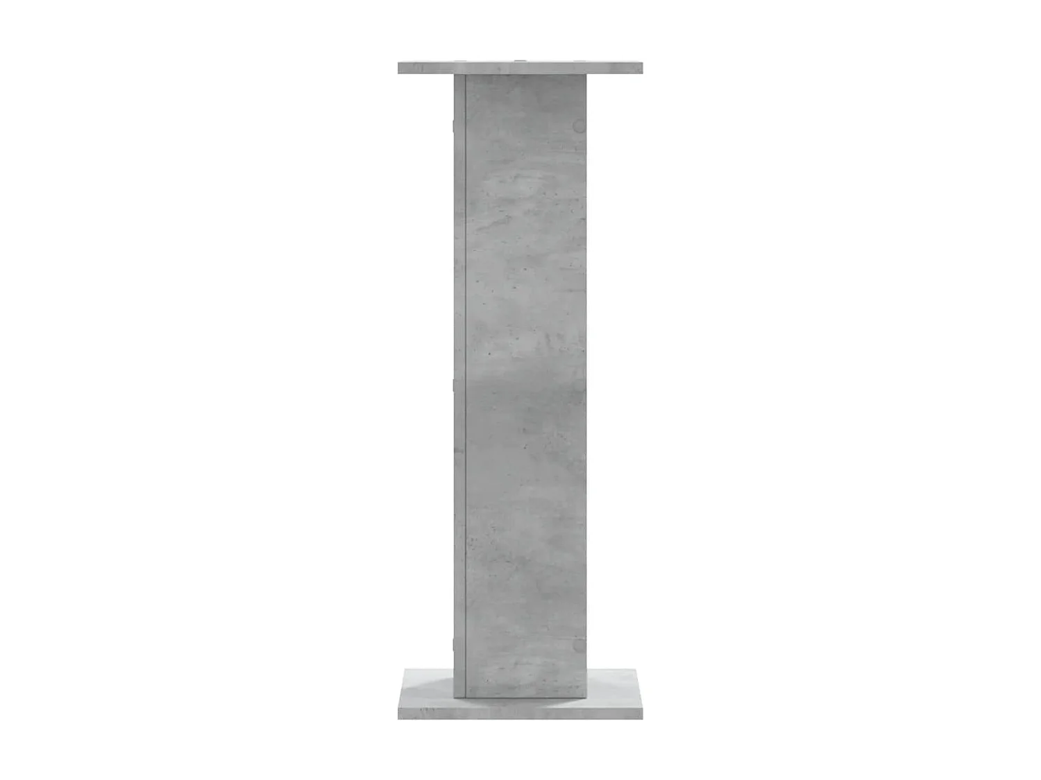 Supports pour plantes 2 pcs gris béton bois d'ingénierie