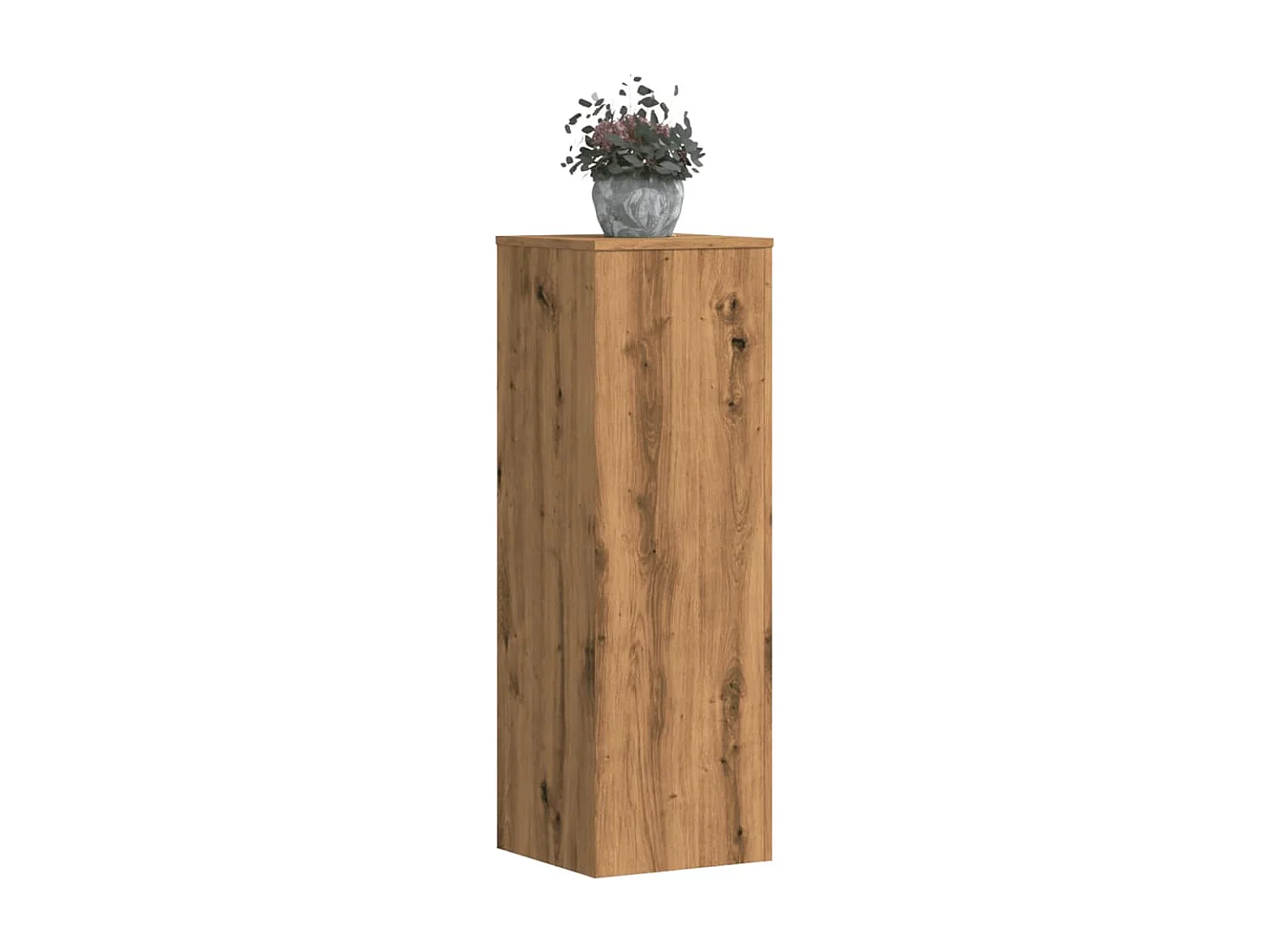Plantenstandaard 33x33x100 cm bewerkt hout