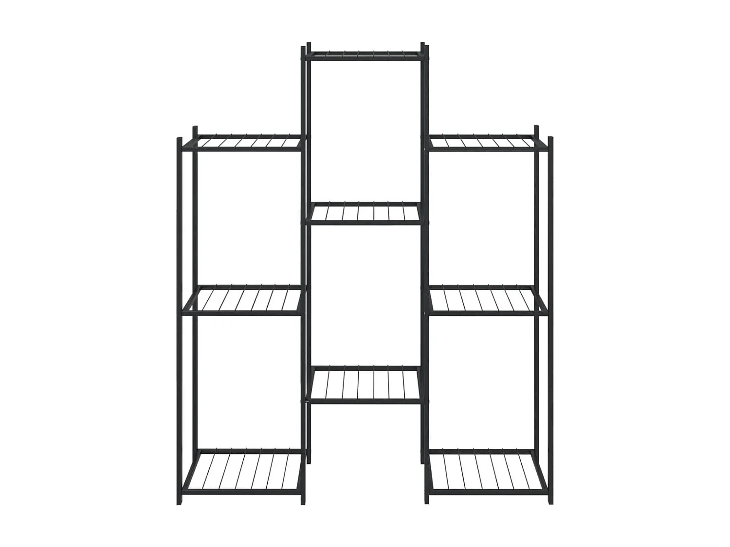 Jardinera 83x25x100 cm Hierro Negro