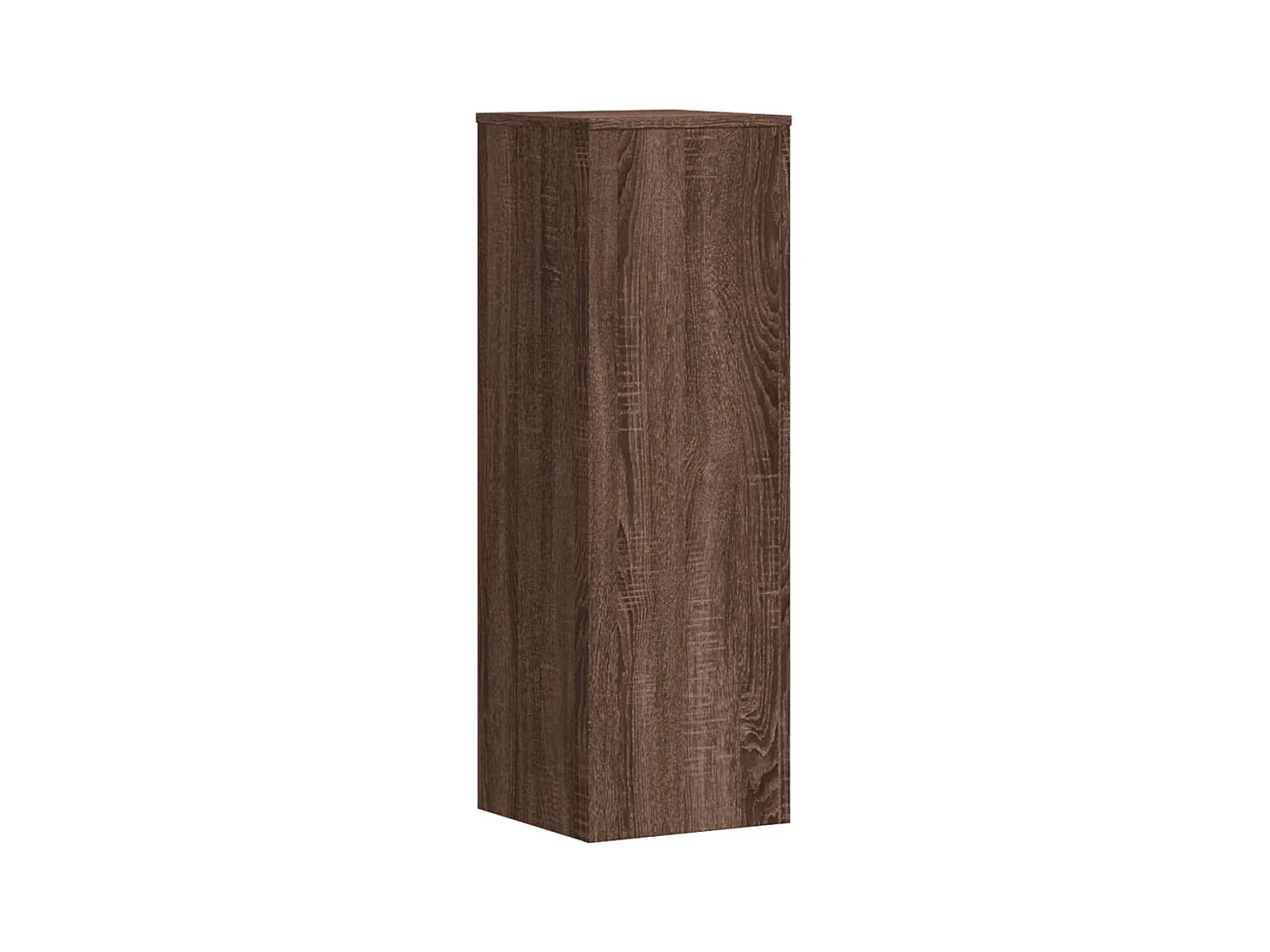 Plantenstandaard bruin eiken 33x33x100 cm bewerkt hout