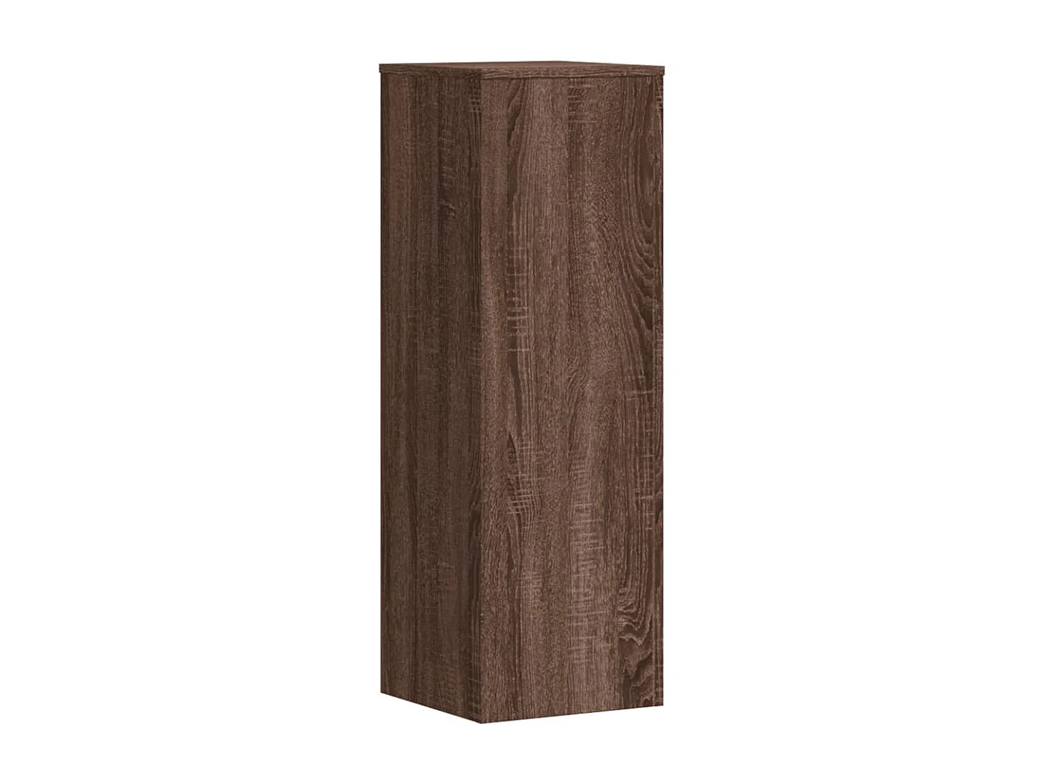 Plantenstandaard bruin eiken 33x33x100 cm bewerkt hout