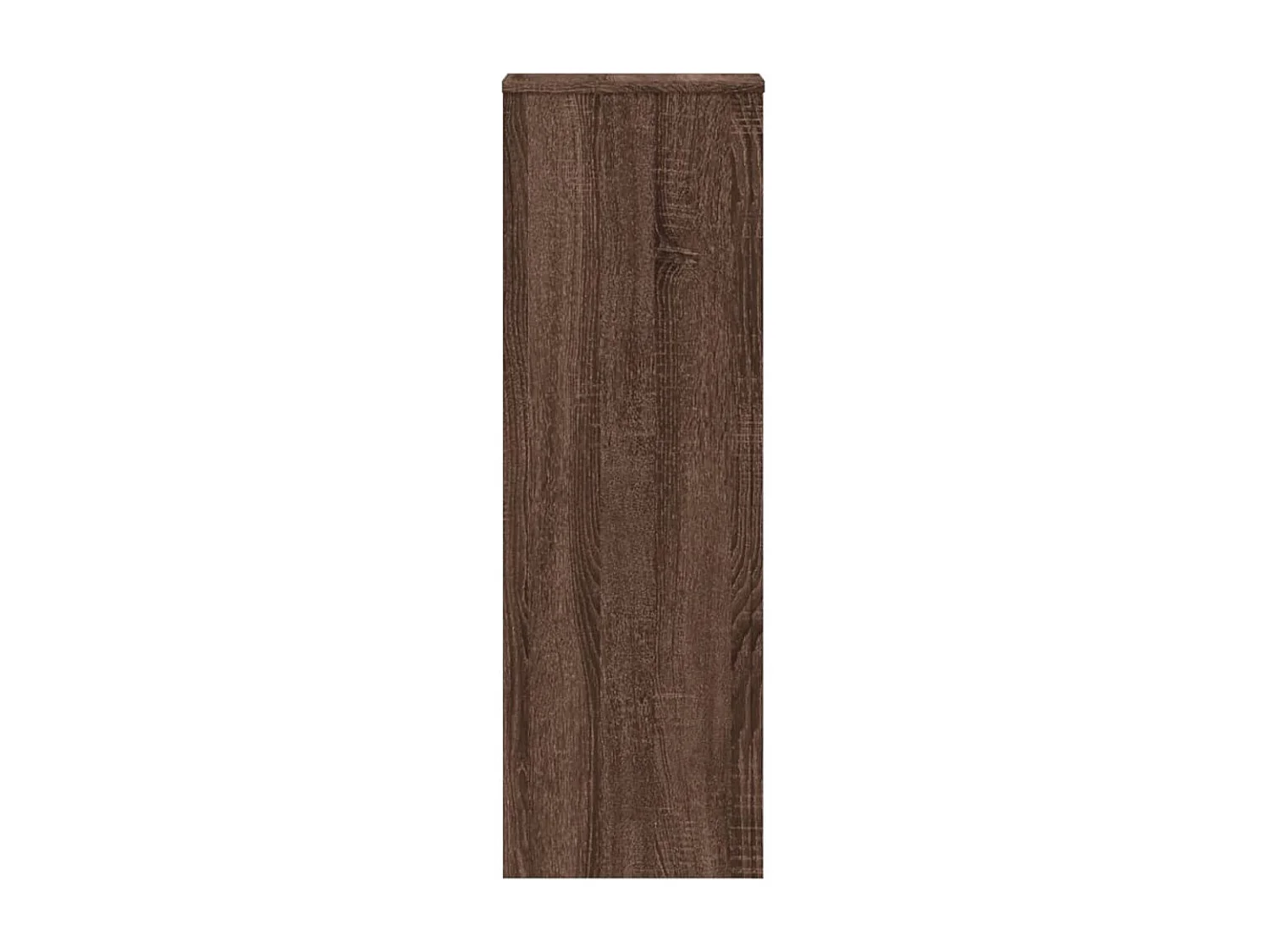 Plantenstandaard bruin eiken 33x33x100 cm bewerkt hout