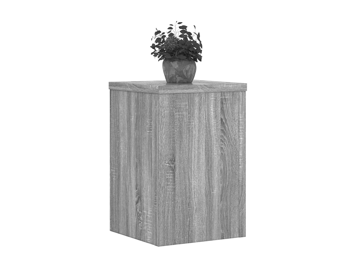 Supports pour plantes 2 pcs sonoma gris bois d'ingénierie