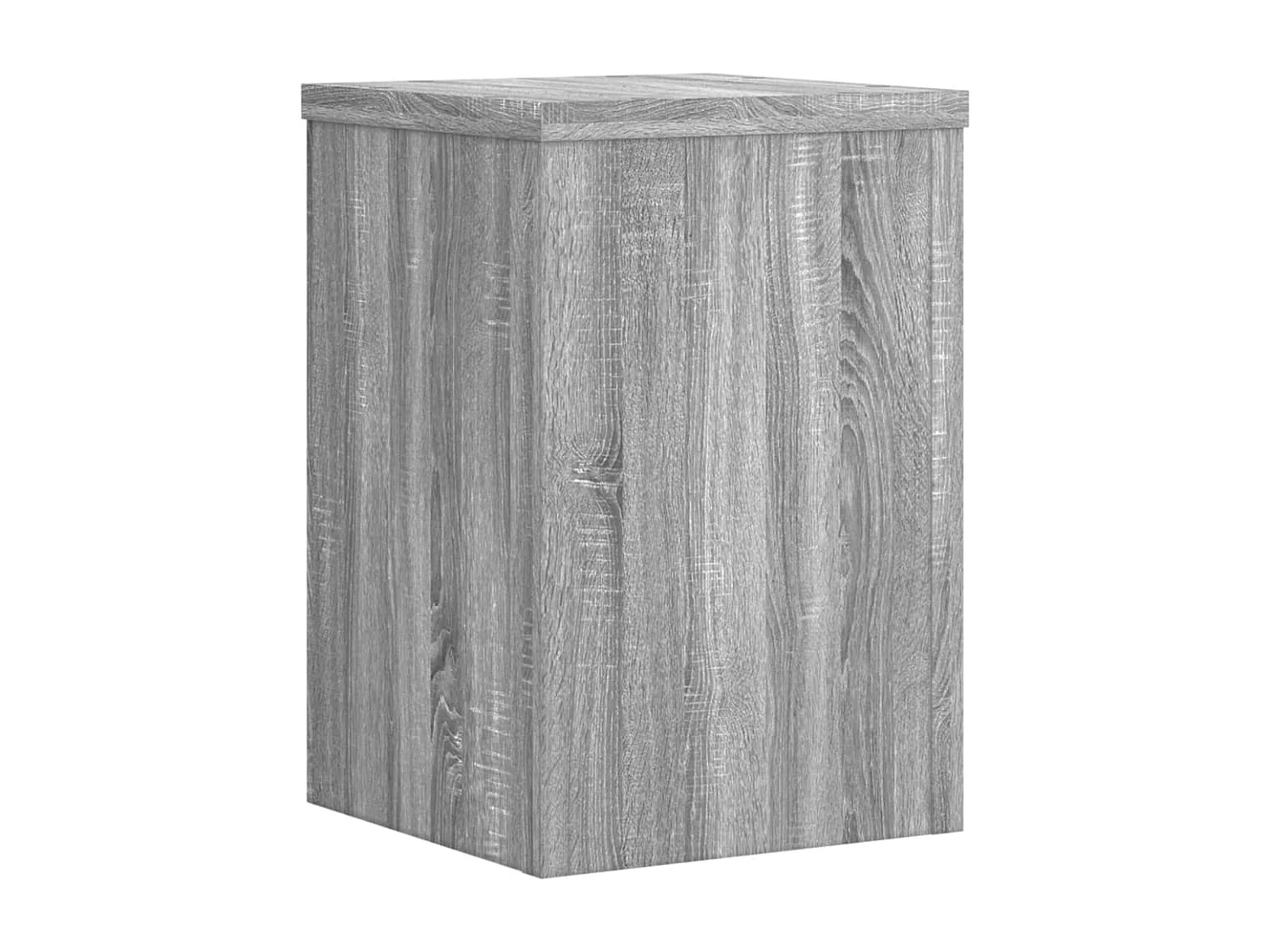 Supports pour plantes 2 pcs sonoma gris bois d'ingénierie