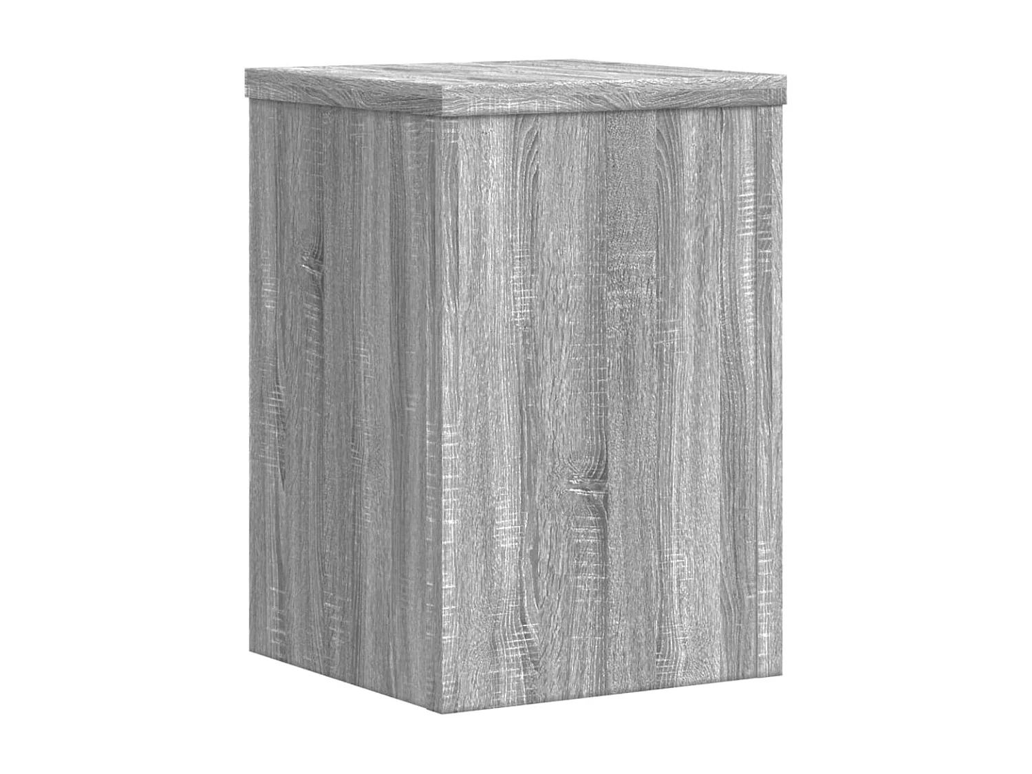 Supports pour plantes 2 pcs sonoma gris bois d'ingénierie