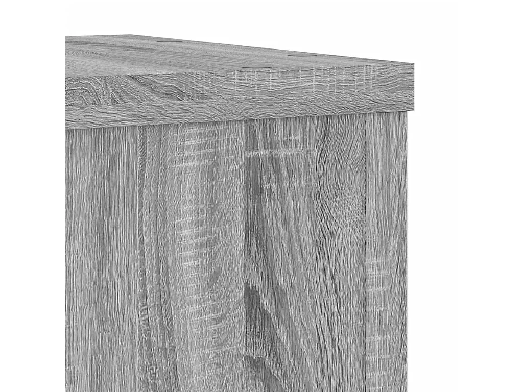 Supports pour plantes 2 pcs sonoma gris bois d'ingénierie