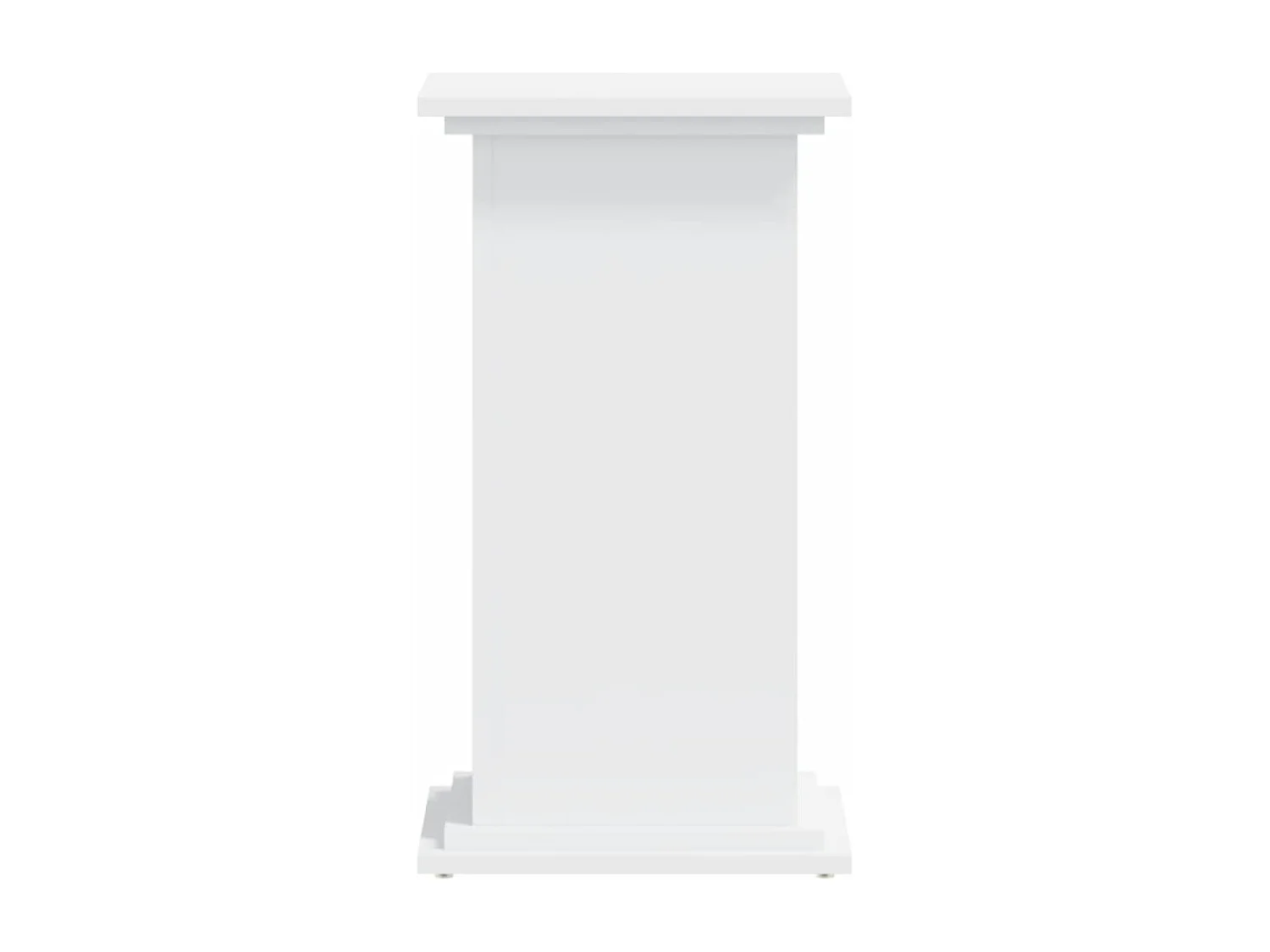 Soporte para plantas blanco 33x33x60 cm madera de ingeniería