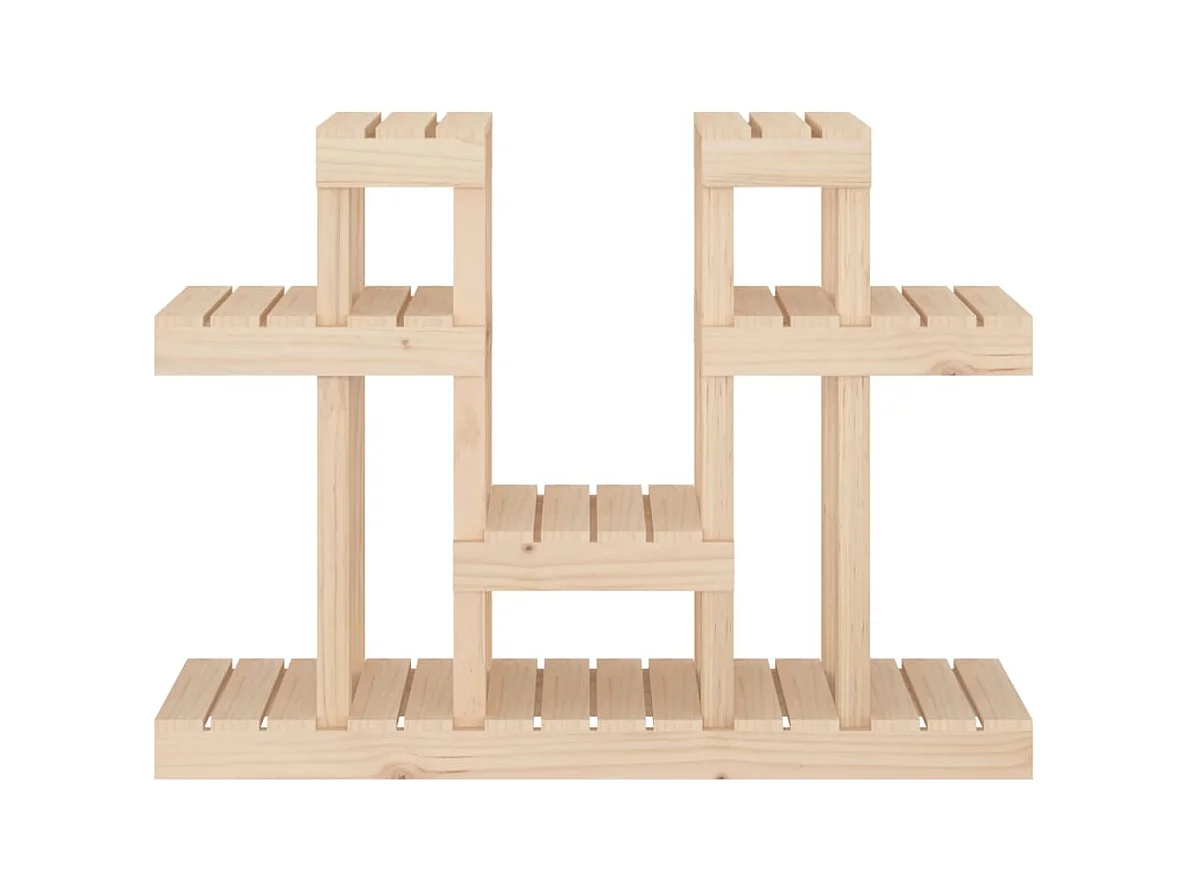 Soporte para plantas 104,5x25x77,5 cm Madera maciza de pino