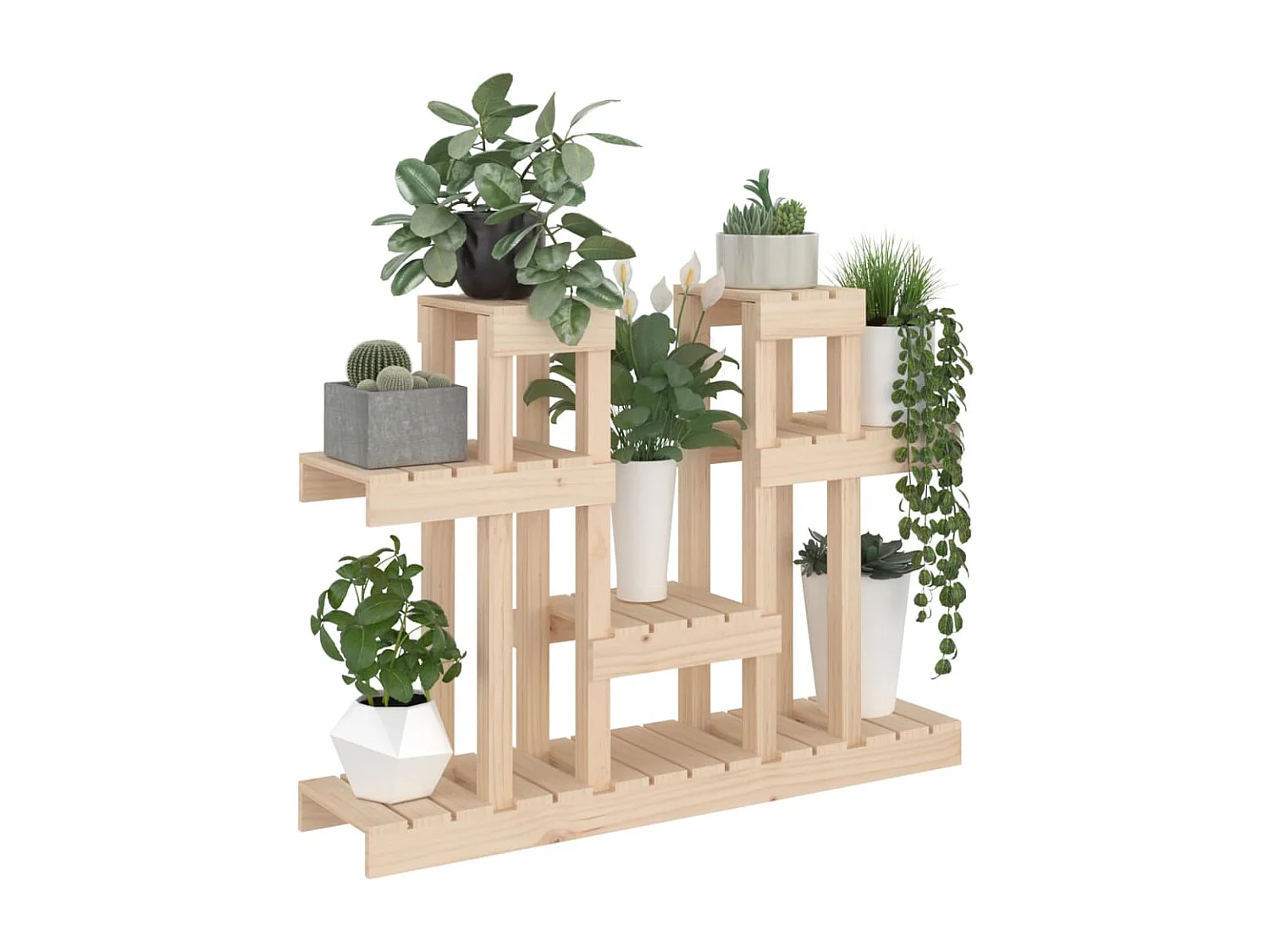 Support à plantes 104,5x25x77,5 cm Bois massif de pin