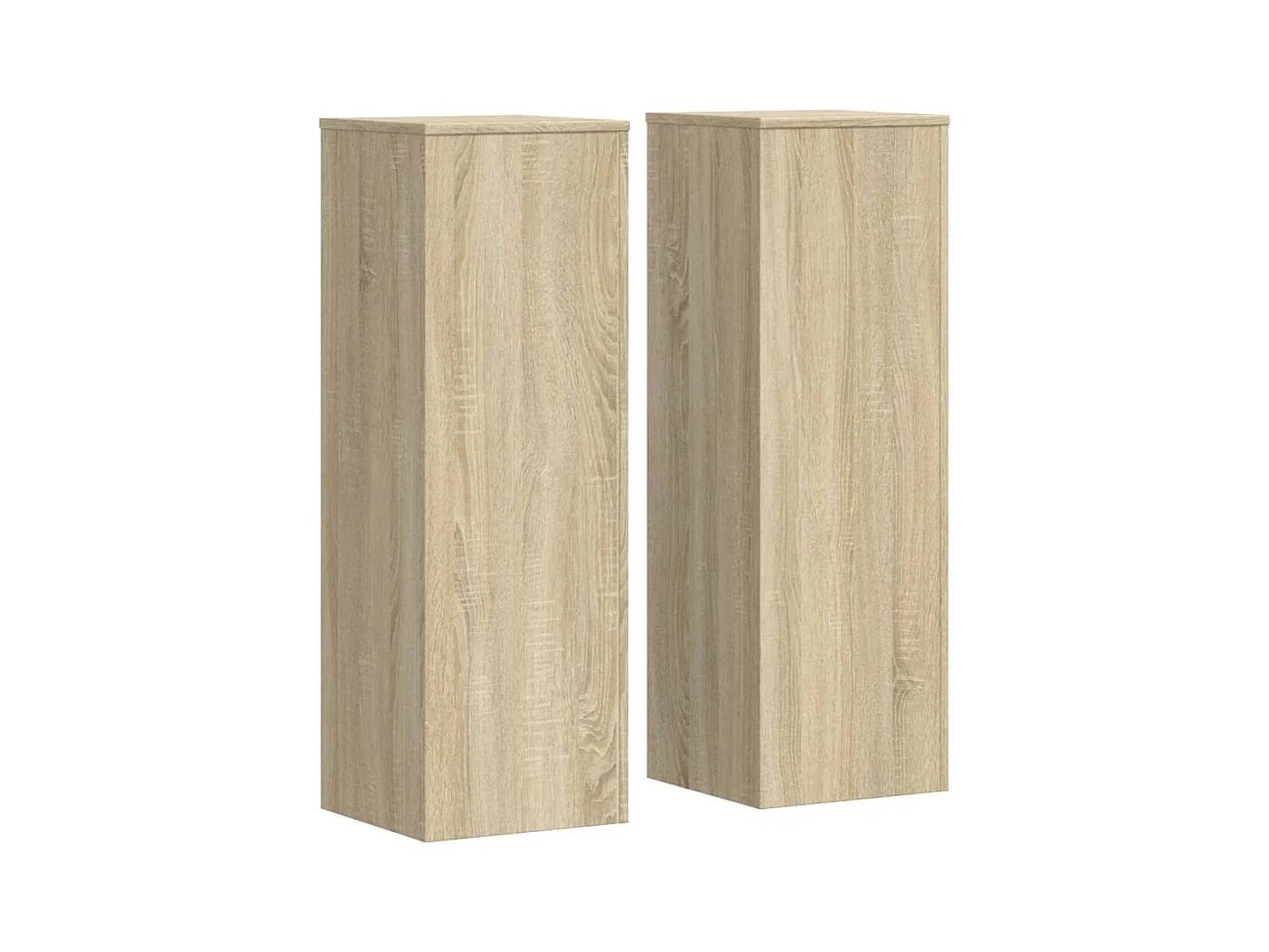 Plantenstandaards 2 stuks Sonoma eiken bewerkt hout