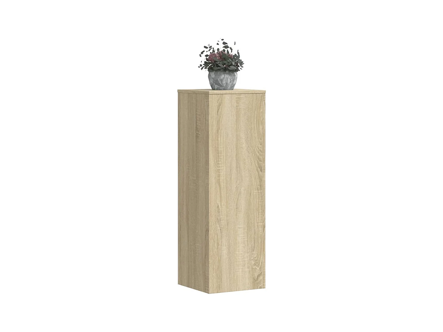 Supports pour plantes 2 pcs chêne sonoma bois d'ingénierie