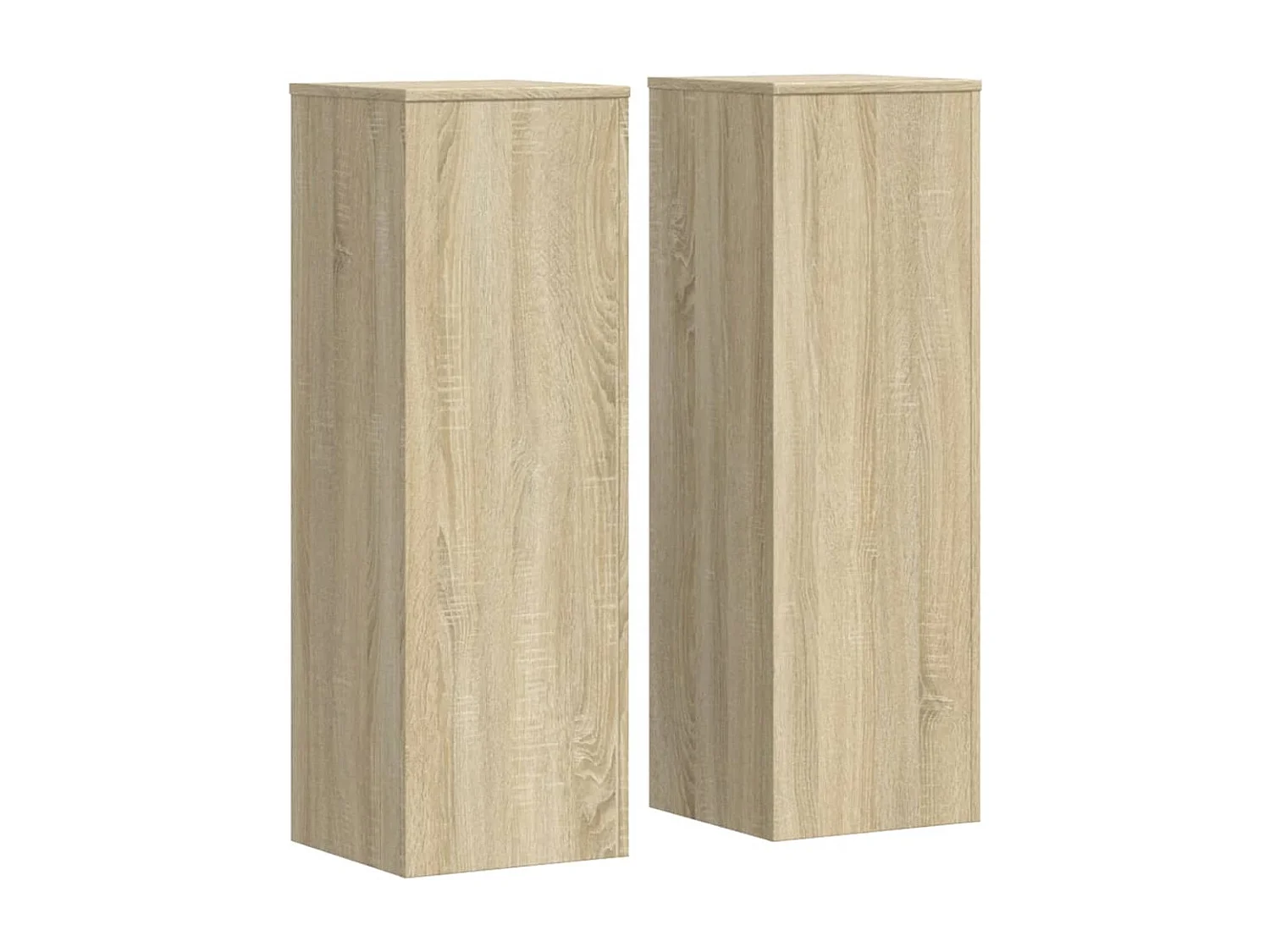 Supporti per piante 2 pezzi in legno ingegnerizzato di quercia Sonoma