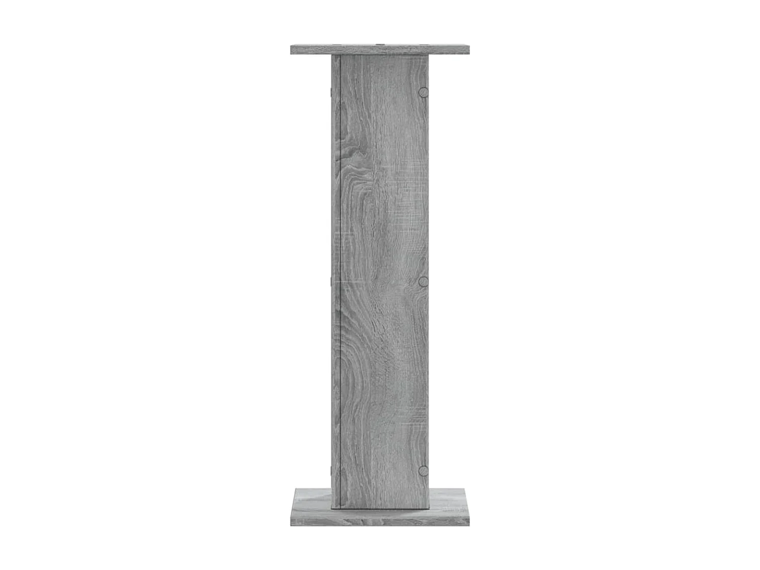 Portavasi in 2 pezzi, legno ingegnerizzato grigio Sonoma