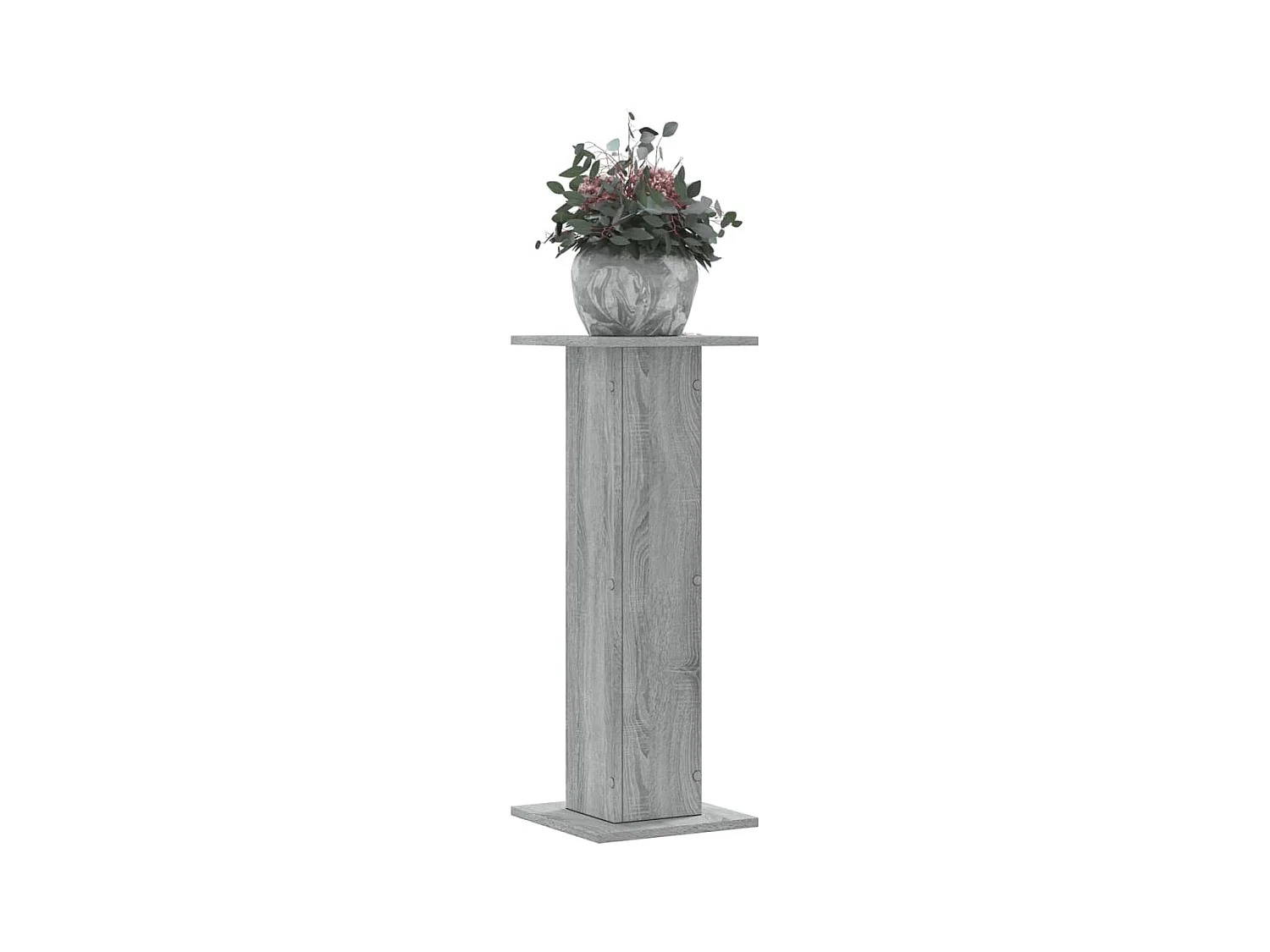 Supports pour plantes 2 pcs sonoma gris bois d'ingénierie