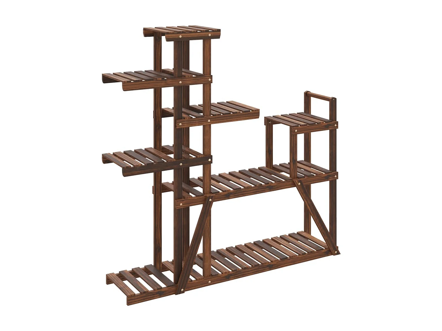 Support à fleurs 110x25x111 cm bois massif de sapin