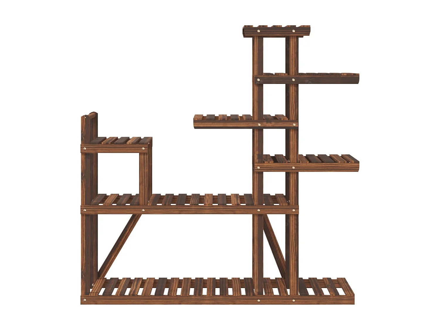 Support à fleurs 110x25x111 cm bois massif de sapin