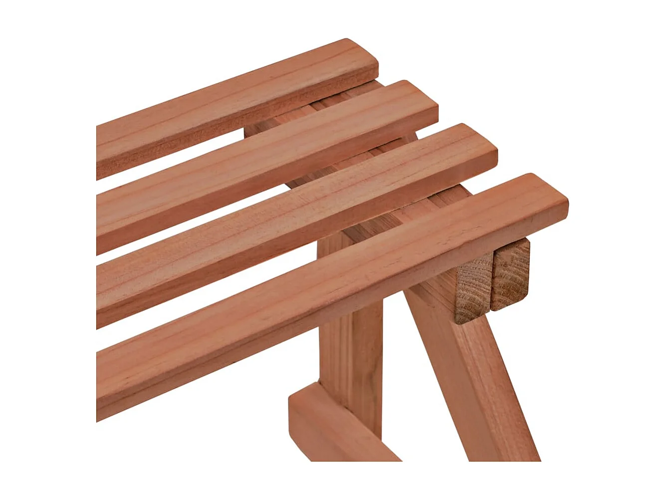Soporte para plantas de 3 niveles de madera de cedro 48 x 45 x 40 cm