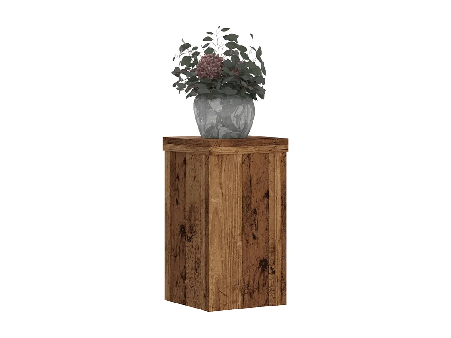Plantenstandaards 2 stuks oud hout bewerkt hout